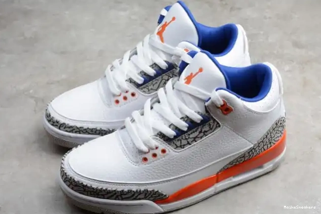 MaikeSneakers 3 'Knicks Rivals' Jordan Air 136064-148 Retro 0522